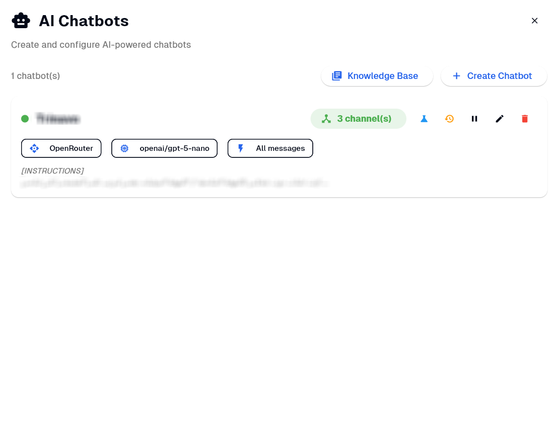 All-in-One Messenger Hub - AI Chatbot